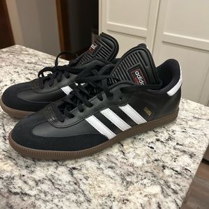 Men’s Adidas sambas, size 12.  NIB, never worn.